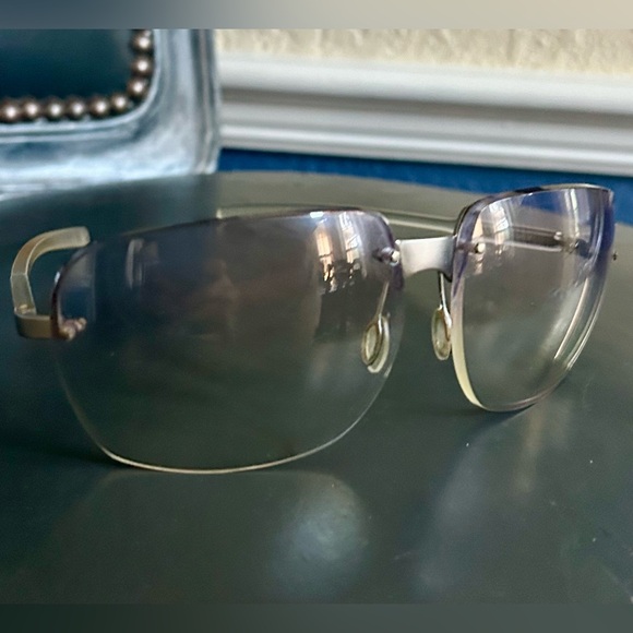 Prada RARE Sunglasses Full Inclusion SPR 75A - 2AC-1L1 Transparent Purple - Picture 4 of 16